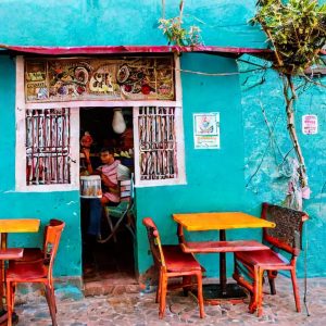 una cafetería en Perú