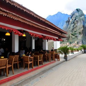 una cafetería en Perú