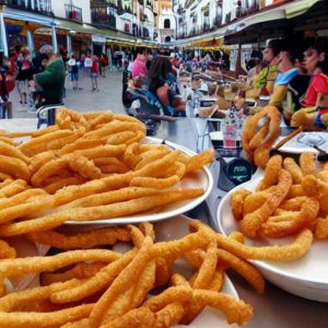 una churrería en España