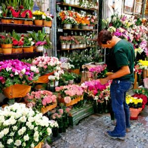 una floristería