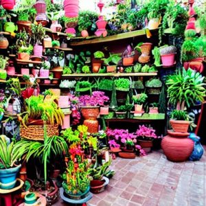 una jardinería