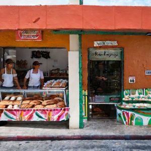 una panadería en México